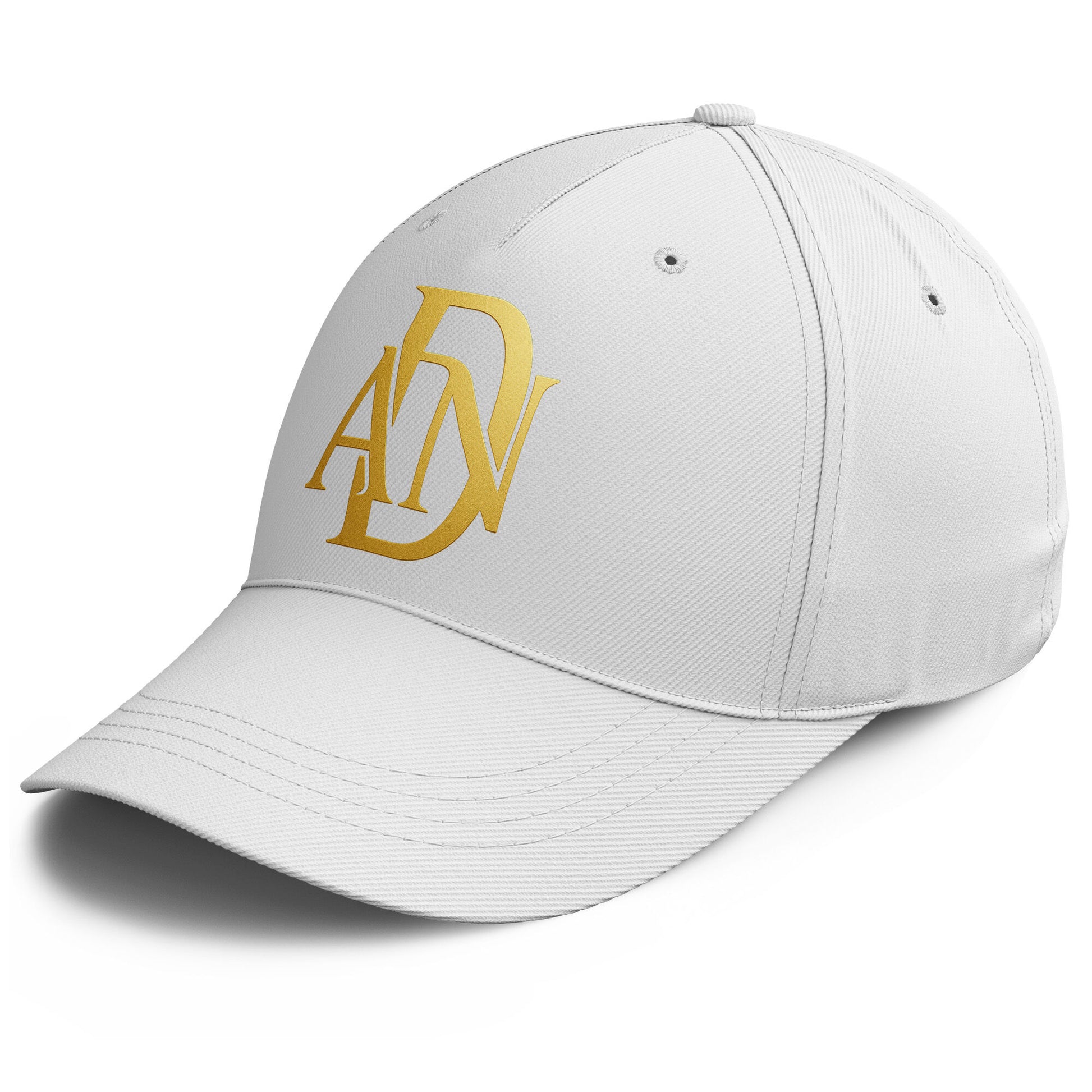 Casquette ADN Heritage – coupe moderne, coutures renforcées, ajustable,blanc