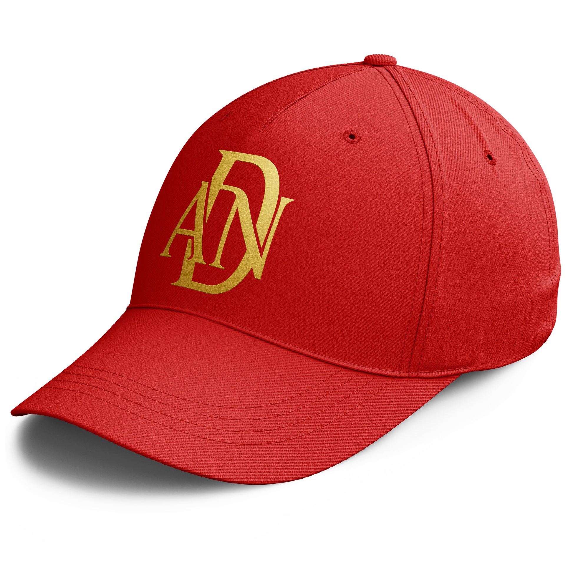 Casquette ADN Heritage – coupe moderne, coutures renforcées, ajustable,rouge