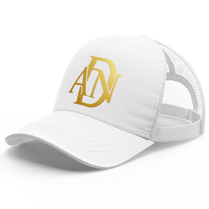 Casquette ADN Heritage – filet respirant, visière coton, ajustable,blanc