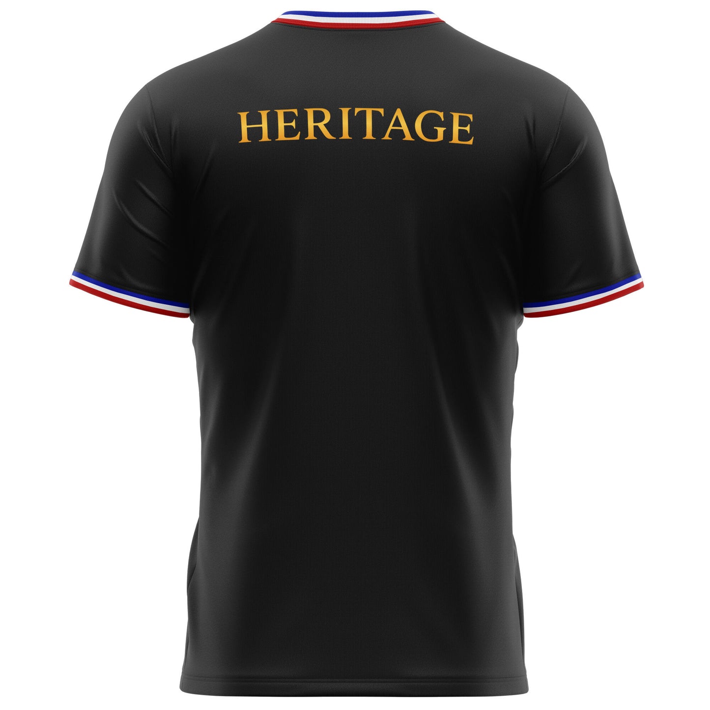 T-shirt ADN Heritage noir–dos- coton 100%, sérigraphie française premium