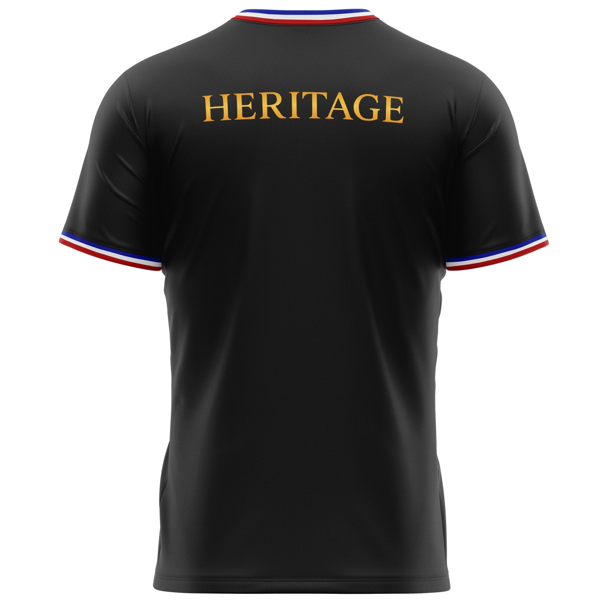 T-shirt ADN Heritage noir–dos- coton 100%, sérigraphie française premium
