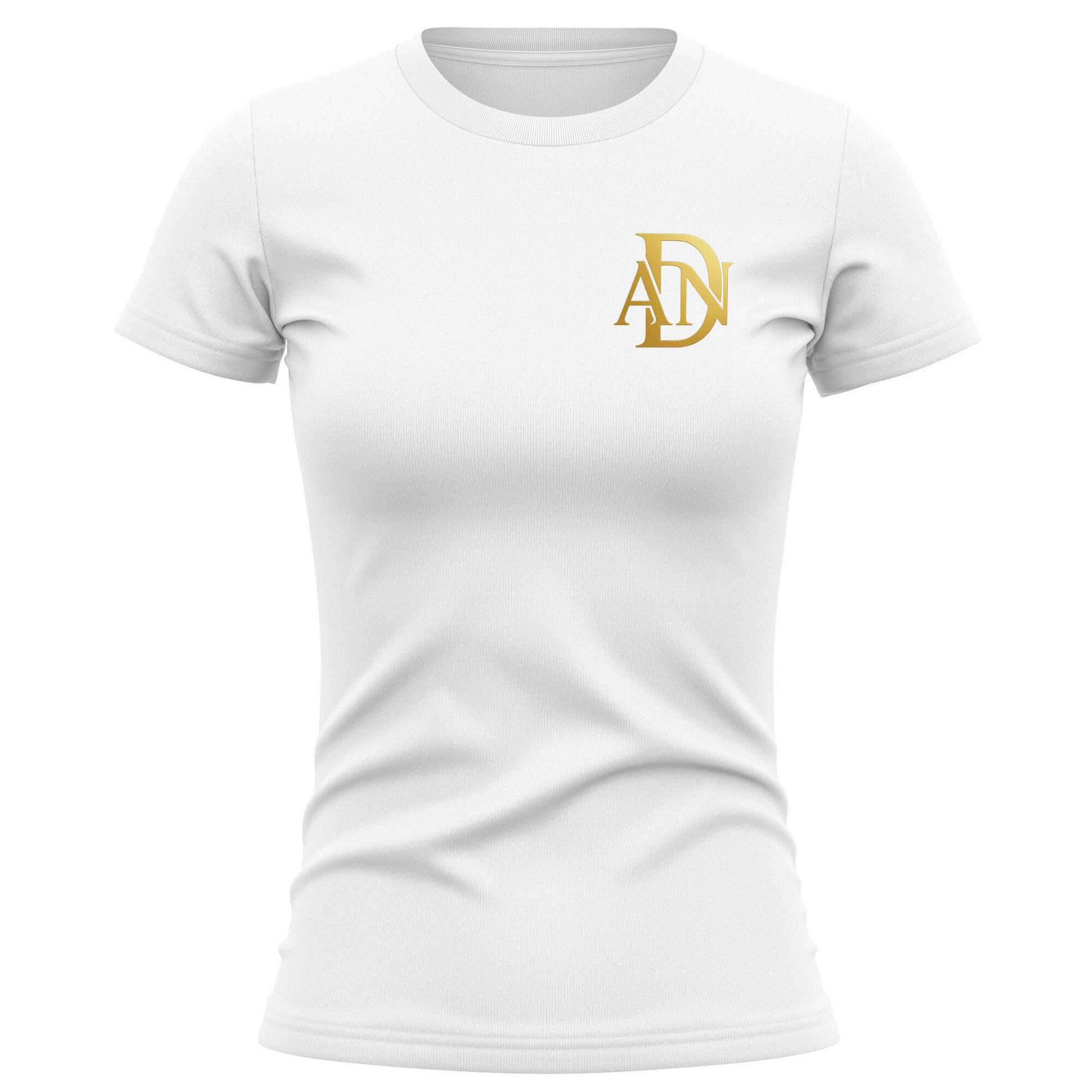 T-shirt femme ADN – coupe élégante, coton peigné 200g, sérigraphie premium